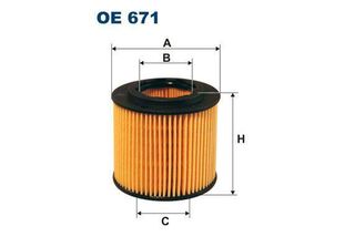 Filtron Filtro Olio OE671