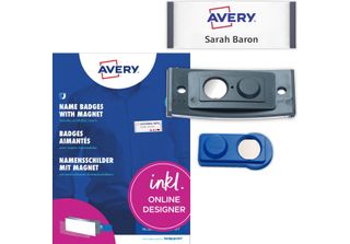 Badgepoint Namensschild Polar POL30MA02-5DR 70X30Mm An 5St.