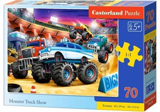 Castorland Puzzle Monster Truck Show 70 Pezzi