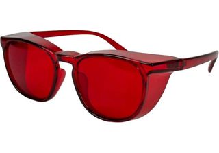 Occhiali Di Sicurezza Uvtech Sleep-4B A Luce Blu, Rosso