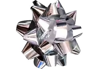 Papillon Tinta Unita SG36242 (Taglia Unica) (Argento)
