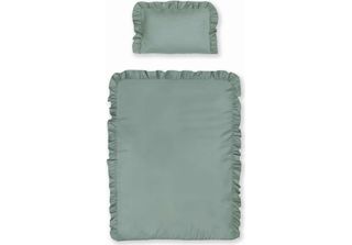 Detexpol Baby Biancheria Da Letto In Cotone 100X135 Menta Monocromatica Con Vol…