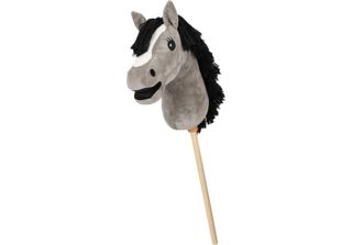 Qhp Hobby Horse Cavallo Per Hobby, Colore:Grigio