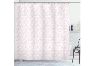 Abakuhaus Tenda Da Doccia Botanica, Romantica Stampa Monocromatica Doodle Con S…