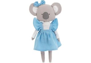 Koala Di Stoffa 30 Cm Cotti Motti Orange Toys - Annie Blue Dress
