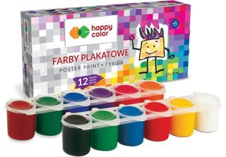 Colori Per Poster 12 Colori 25 Ml Happy Color