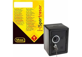 Idena 50034 Idena Spardose Spartresor Schwarz