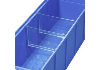 Divisorio Allit Per Profiplus Shelfbox Trasparente Divisore S 456590 4 Pz