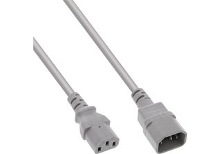 Inline® 16501A Cavo Di Prolunga Inline® Iec, Da C13 A C14, Grigio, 1M