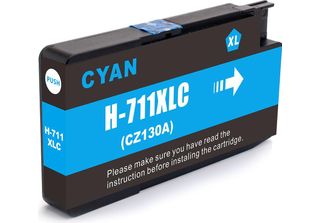 Techtek Inchiostro Sostituisce 711 (CZ130A) Compatibile Con [Hp] Designjet T 12…