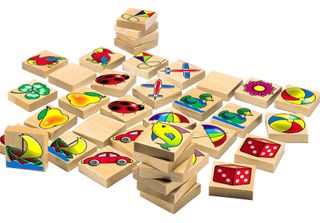 Eichhorn Bilder-Memo Spiel, Puzzle, Memo, HolzklöTze, GedäChtnisspiel, Kinder S…