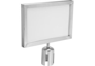 Eurolite Hinweisschild FüR Eurolite Barrier 317X215 Silber (80703012)