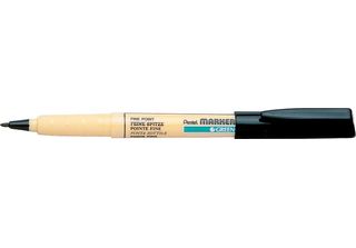 Pentel Markierstift Fr Textilien GREEN-LABEL NM10, Schwarz