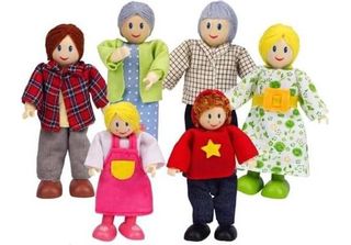 Hape Hapé E3500 - Multicolore - 3 Anni - Cotone - Legno - Bambino/Ragazza - 6 P…