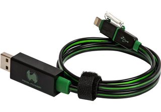 Realpower Realpower Usb A/Lightning 0,75M Nero, Verde