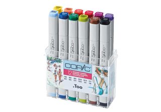 Pennarello Copic Profi Set Di 12 Colori Estivi