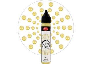 Colore Con Applicatore Per Punti Zen Pen - Viva Decor - Giallo