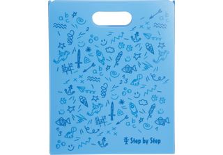 Step By Step Scatola Per Quaderni Folder Box With Carrying Handle Blau Blu