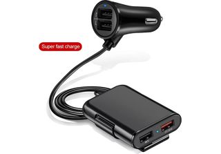 40W 8A Qc3.0 Fast Charger 1 A 4 Sedili Anteriori Posteriori Fast Charging Adapt…