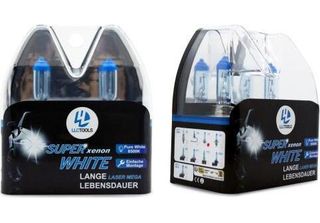 Lampade Alogene H7 Llctools Lampadine Effetto Ottico Xenon Super Bianco 55W