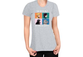 Maglietta Da Donna Japan Manga Anime Comics Animation Demon Anime Slayer All Sl…