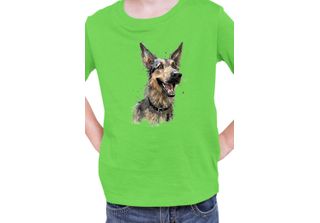 Maglietta Per Bambini Funny Dogs Breeds German Shepherd Dog Breed, 9-11 Jahr - …