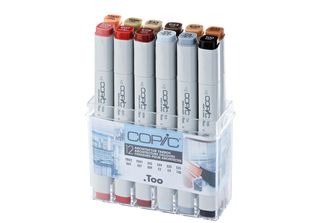 Pennarello Copic Profi, Set Di 12 Colori Architettonici