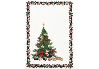 Sander - Strofinaccio Natalizio - Happy Tree, 50 X 70 Cm, Cotone