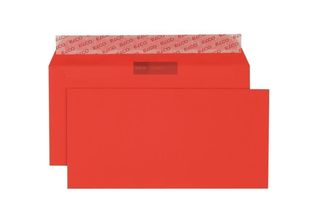 Elco 18833.92 Elco BriefumschläGe Din Lang Ohne Fenster Rot 250 St.