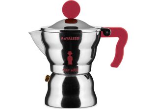 Alessi Caffettiera "Moka Alessi"" 1Tz Rossa"