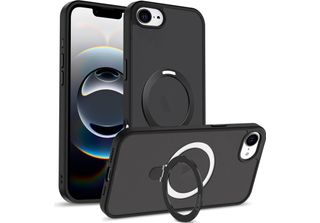 Custodia Ibrida Per Iphone 16E Anello Magnetico Di Copertura Per Magsafe