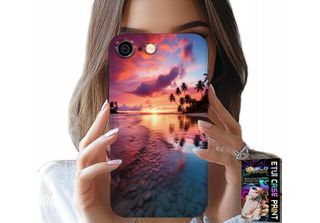 Custodia Per Iphone ( 6 Plus ) - Spiaggia Vacanza Isola Bella Vista + Vetro