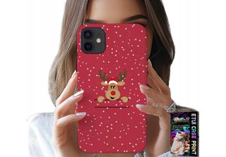 Custodia Per Iphone 11 - Renna Di Natale Renna Di Natale + Vetro