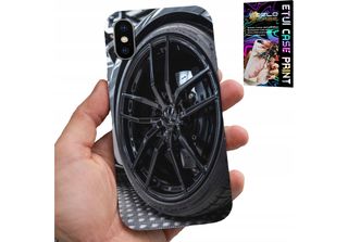 Custodia Per Iphone X / Xs - Cerchio Auto Sportive Auto Fan + Vetro