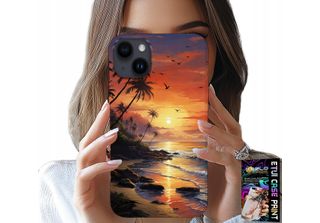 Custodia Per Iphone 15 Plus - Custodia Per Spiaggia, Vacanza, Isola Tropicale