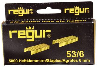 Punti Metallici Regur® 53/6, 5000 Pezzi