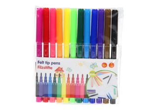 Topwrite - Set Di Pennarelli / Penne / Evidenziatori 12 Pezzi.