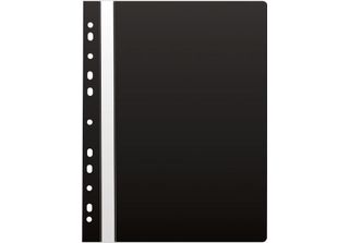 Raccoglitore In Plastica Karton P+P Con Euroderm Nero