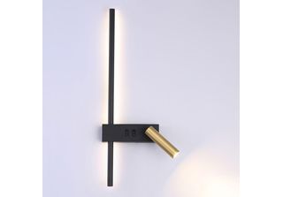 LáMpara Toolight APP1439-W Black Goldright