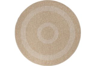 Tappeto Per Esterni Comilla Beige 80 Cm Rotondo