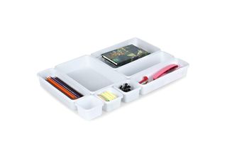 8X Modular Organiser Boxes Container Storage Drawer Insert