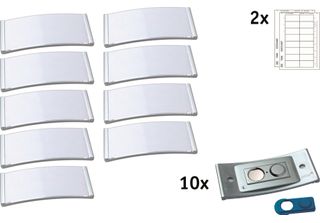 Badgepoint Nome Scudo Polar POL35MA66-10DR 80X34Mm E.St 10St.
