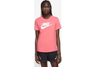 Nike W Nsw Tee Essntl Icn Ftra 894 Mare Corallo / Bianco 894 Mare Corallo / Bia…