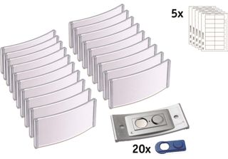 Badgepoint Nome Scudo Polar POL35MA66-20DR 80X34Mm E.St 20St.