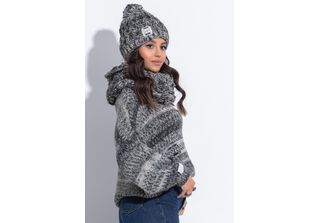 Fobya Set Invernale Donna Divjake F1324 Grigio Universal