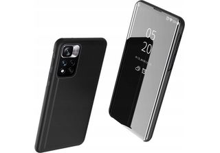 Clear View Custodia Con Patta Huawei Nova 8I Nero