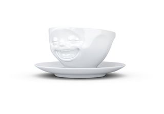 Fiftyeight Products T014701 Fiftyeight Kaffeetasse 200Ml - Lachend Weiß