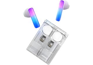 Cuffie Wireless Della Serie Tws Joyroom Jr-Tc1 Icelens Con Luci A Led - Bianco