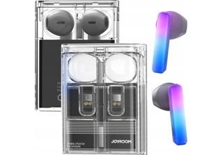 Cuffie Wireless Della Serie Tws Joyroom Jr-Tc1 Icelens Con Luci A Led - Nero
