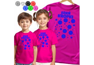 Maglietta Kinder - Daytime Dots Blau - 122 S